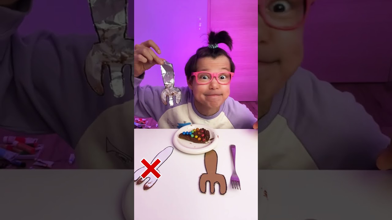 🍴 Testing Different Types of Forks &ndash; Which One Works Best? #kids #fun