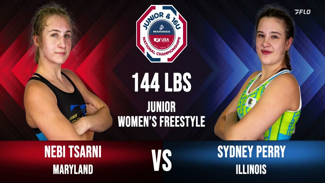 2023 Juniors  U.S. Marine Corps Women’s Nationals: Nebi Tsarni vs Sydney Perry: 144 Ibs Finals