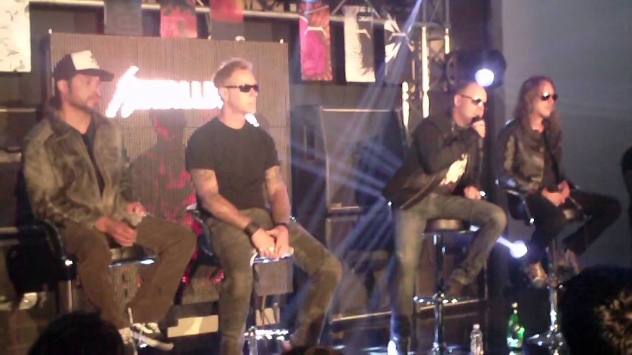 Metallica Press conference. Mexico 2012 Part 3