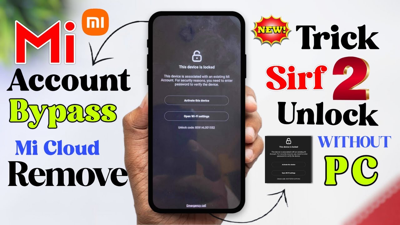 Solve *Activate This Device* Mi account lock Permanent bypass  | While STABLE to BETA account Remove