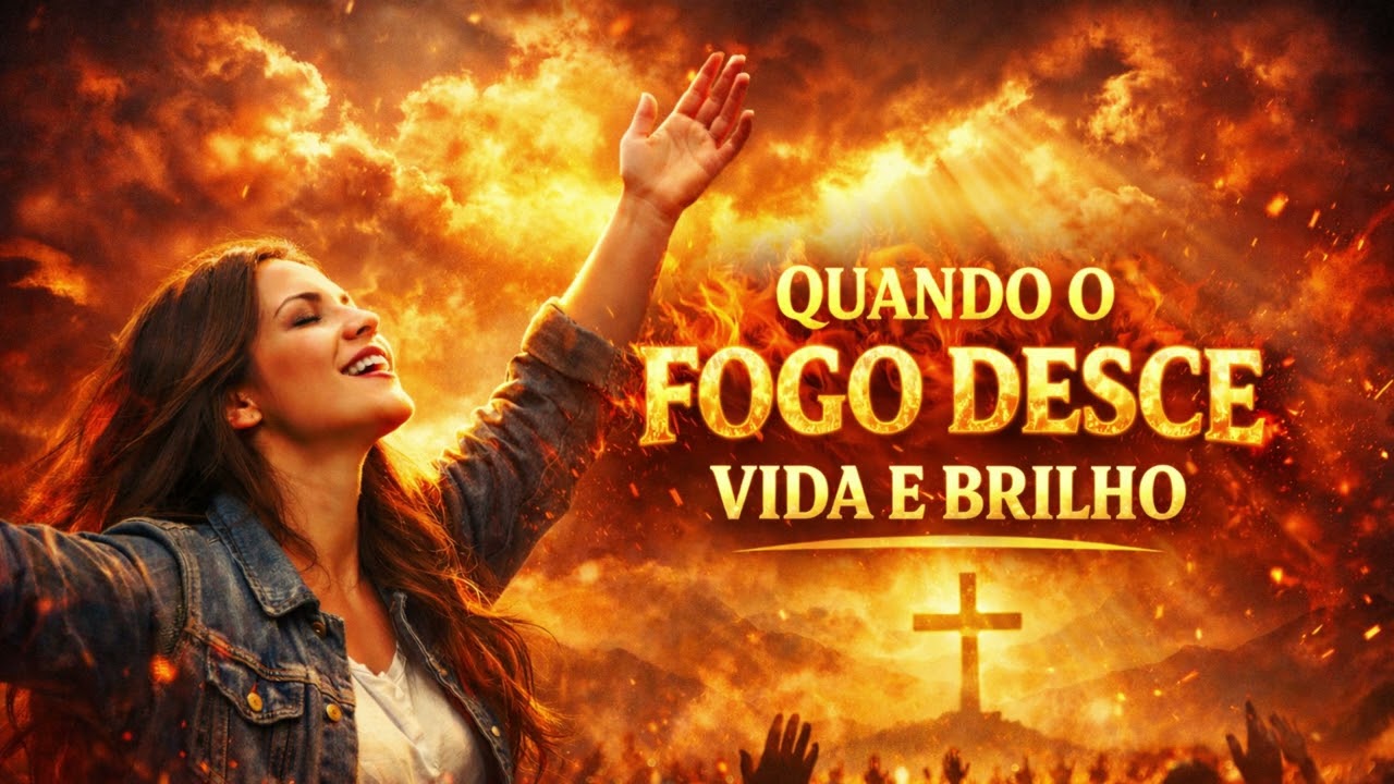 Quando o Fogo Desce - INÉDITA - #Música#Gospel#Adoração#Cristã#GospelmusicPlus