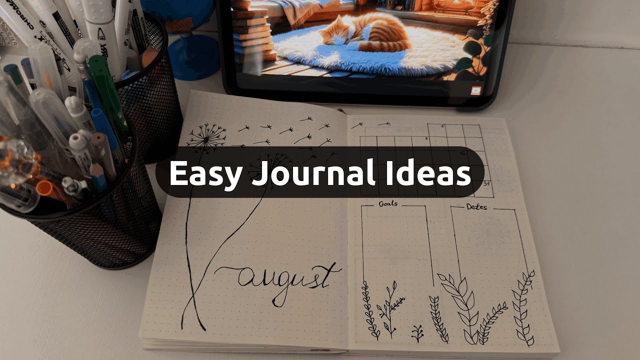 My August Bullet Journal🌿