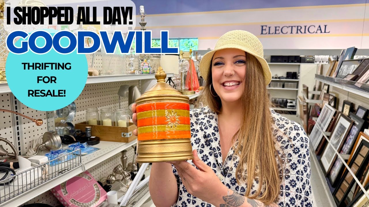 I CAN&rsquo;T BELIEVE I FOUND IT AT GOODWILL! | Thrifting For Resale | Thrift With Me | Goodwill Shopping 
