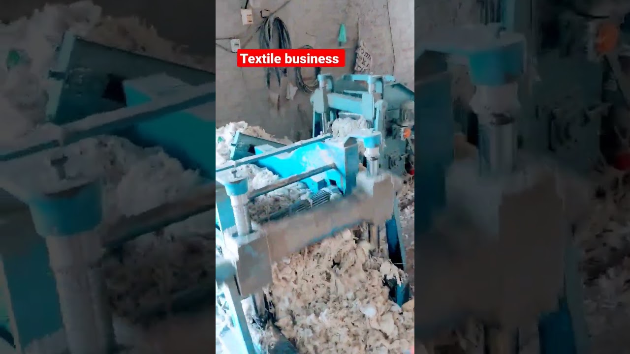 hardwaste new business investment machine fiber clothes recycling #business #india #machine #textile