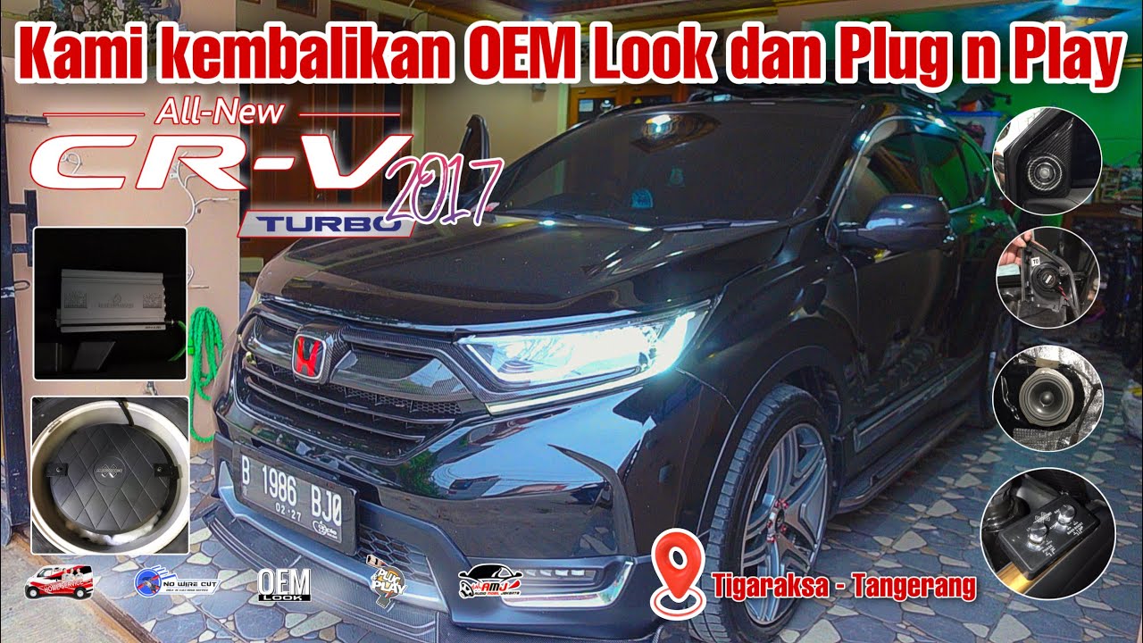 Honda CRV Turbo 2017 | 3D Sound Upgrade OEM LOOK | 📍Tigaraksa - Tangerang