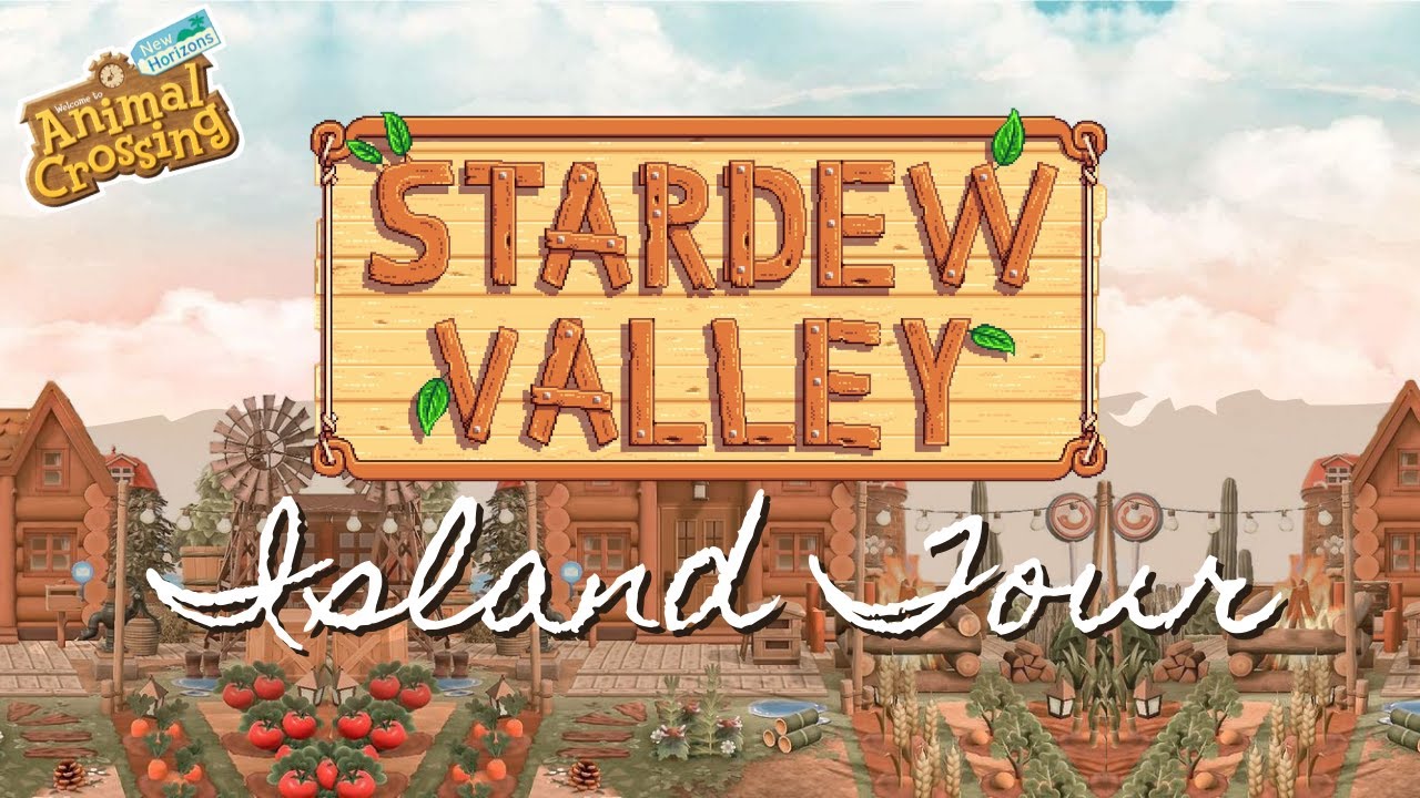 ТУР ПО ОСТРОВУ FARMCORE, ВДОХНОВЛЕННОМУ ДОЛИНОЙ STARDEW | Animal Crossing New Horizons