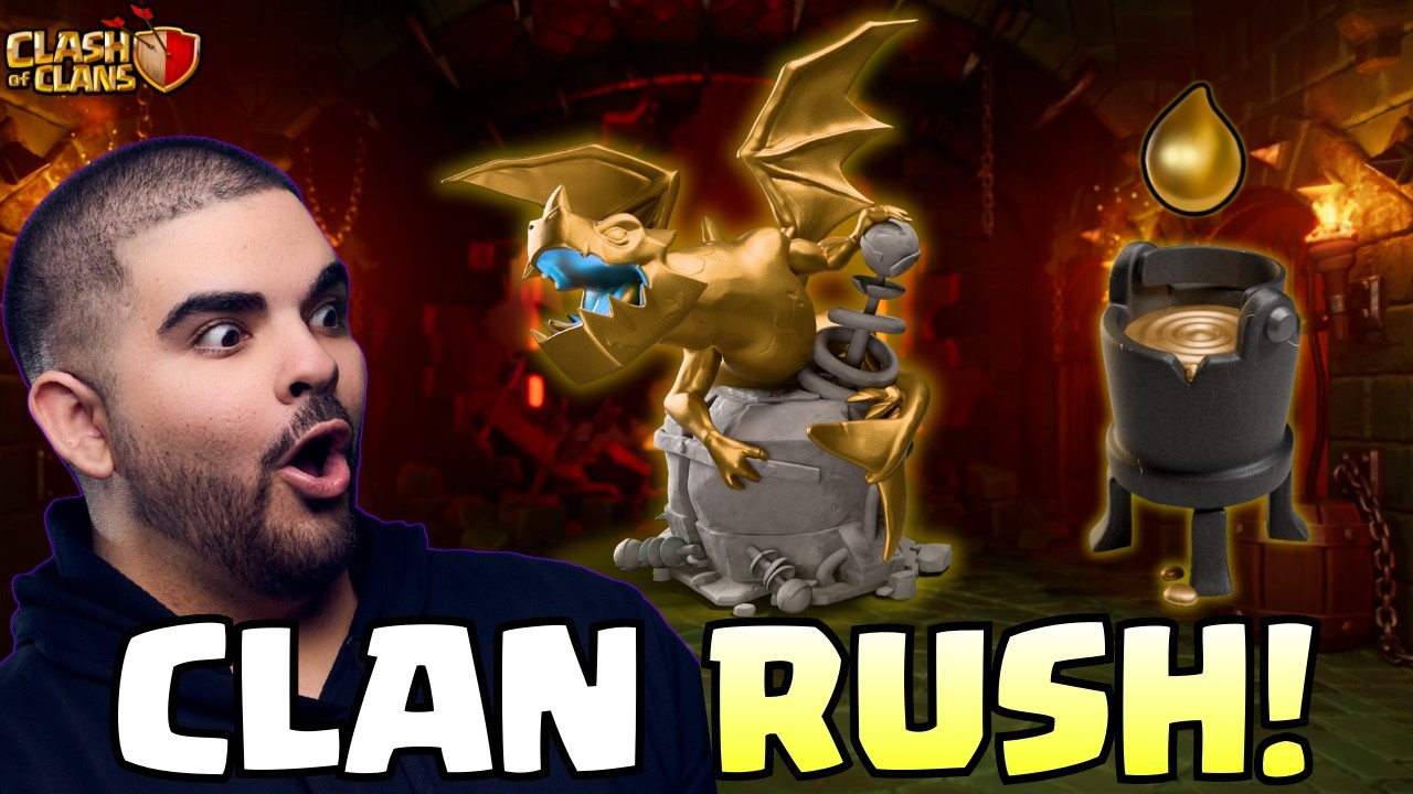 FREE Electro Dragon Statue in Clan Rush Event! FULL Breakdown (Clash Of Clans)