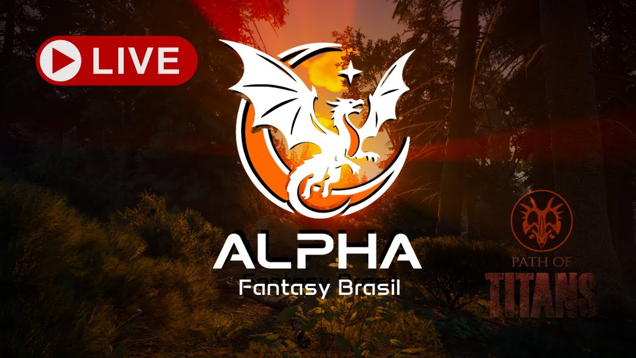 JOGANDO NO MEU SERVIDOR ALPHA FANTASY BRASIL | PATH of TITANS