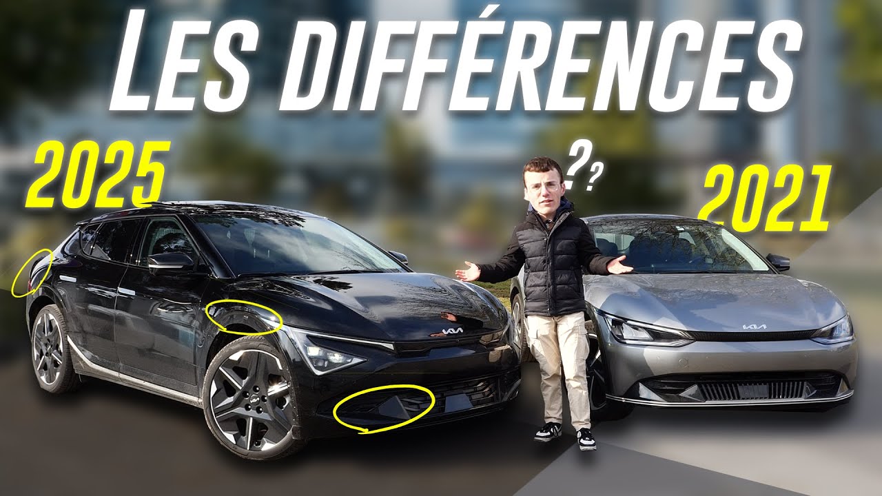 Kia EV6 2021 vs 2025 - Mais où sont vraiment les différences ?