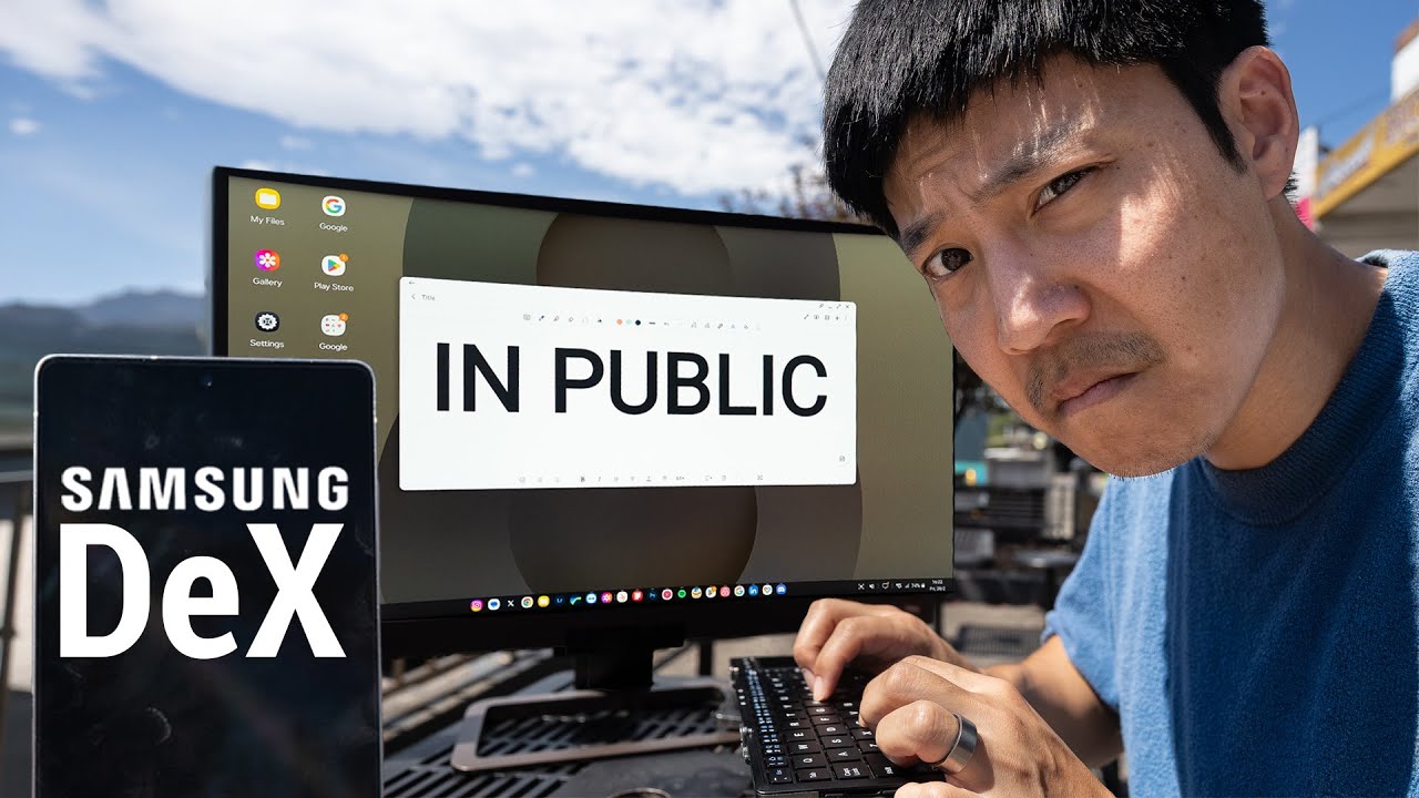 DeX Mode in Cafes with S25 Ultra