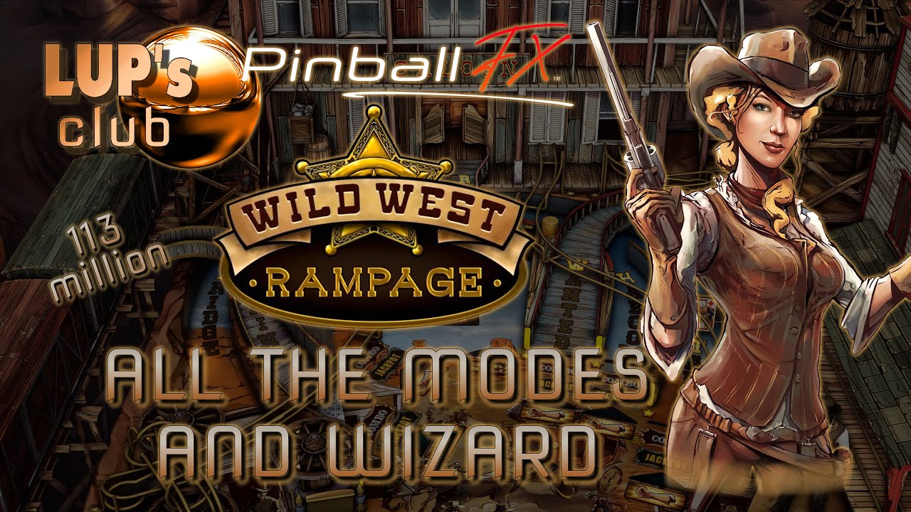 Pinball FX 🟣 Zen Originals: Wild West Rampage ► All the modes & Wizard (113M)