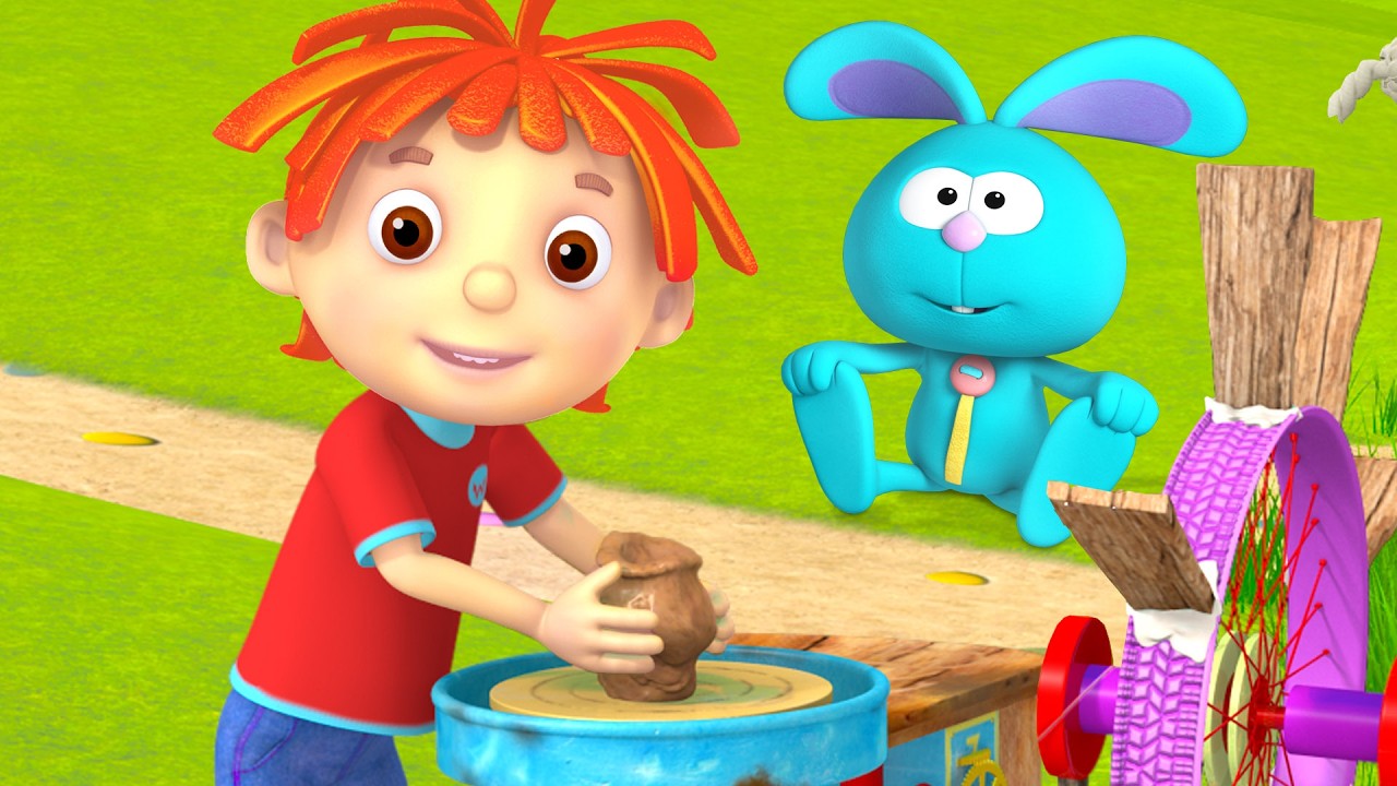 Over 1 Hour of Animation Fun 😃 Potters Wheel Surprise! 🛞