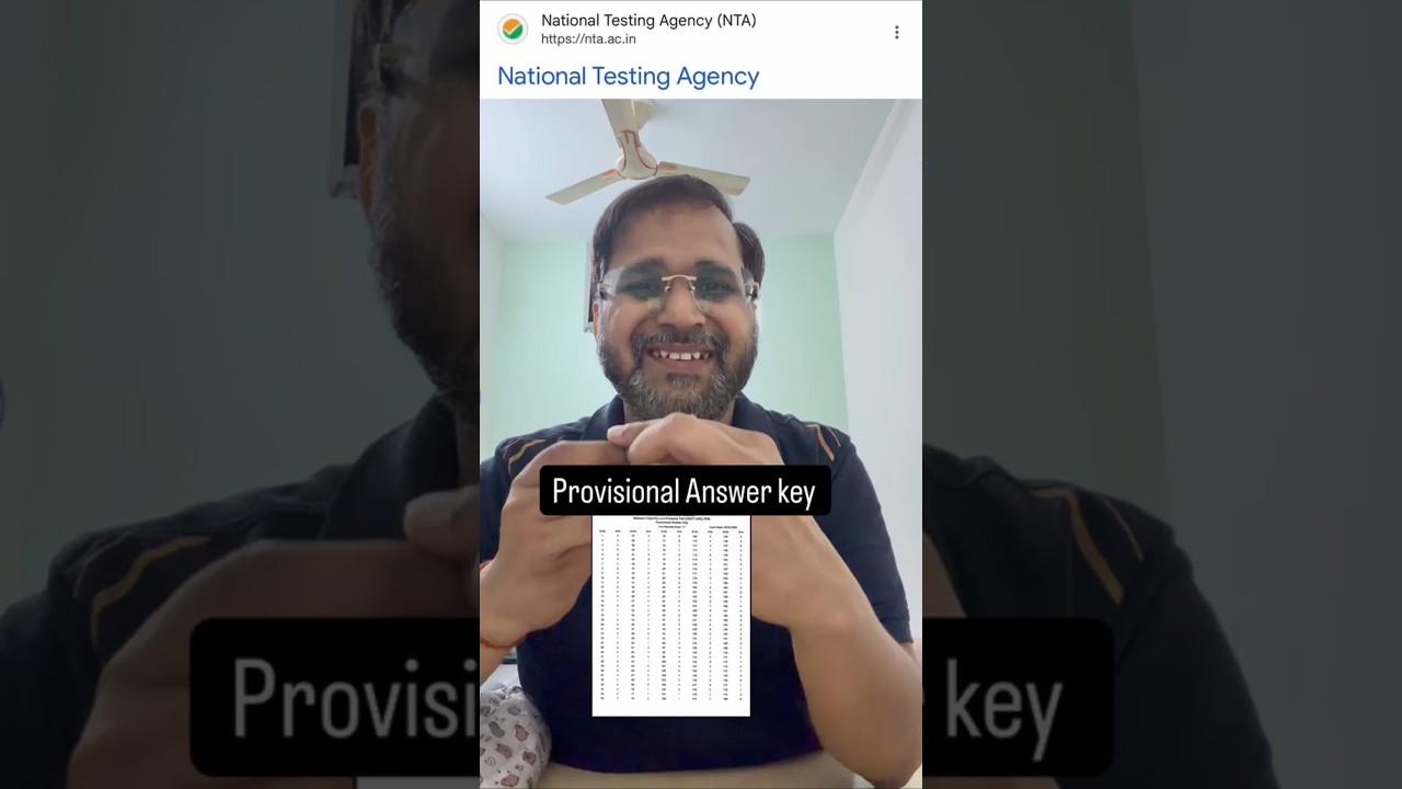 NEET 2026 Answer KEY | How to Check NEET Answer Key | By Tarun Sir #neet2026 #neetanswerkey #shorts