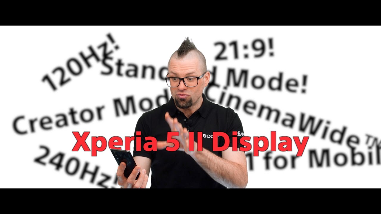 The Xperia 5 II's amazing display!
