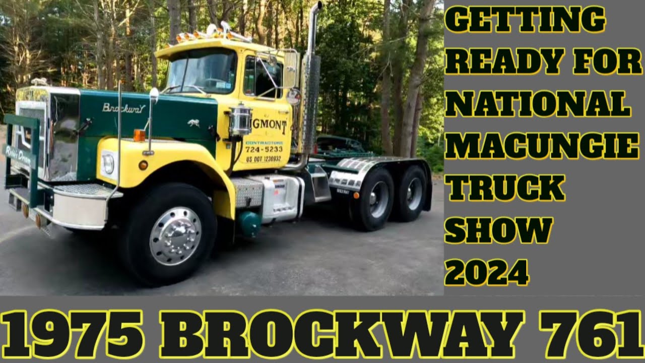 Тягач Brockway Truck 761 (БОЛЬШАЯ МОЩНОСТЬ ПОД КАПОТОМ?🦾🦾🦾) Cummins? Caterpillar? Detroit? СЛЕДИТ...