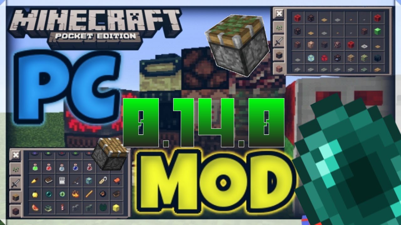Мод на Minecraft PC! для MCPE 0.14.0