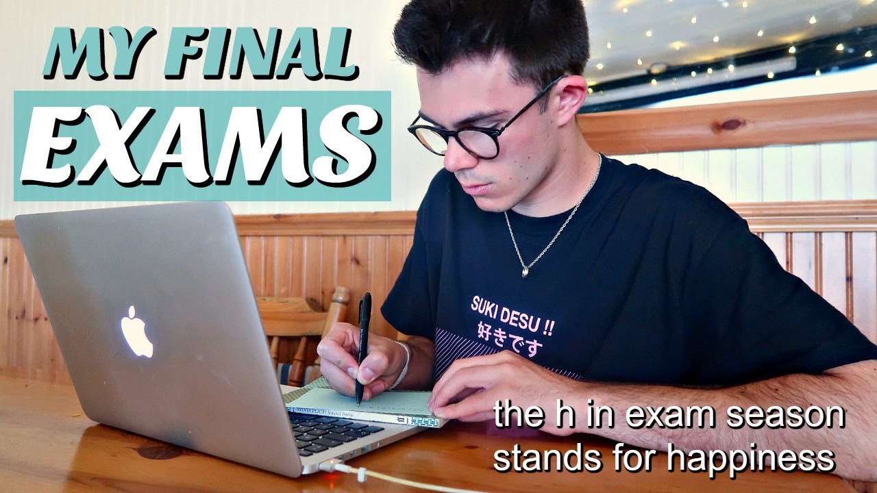 the 'h' in 'exam season' stands for happiness (vlogging my uni exams)
