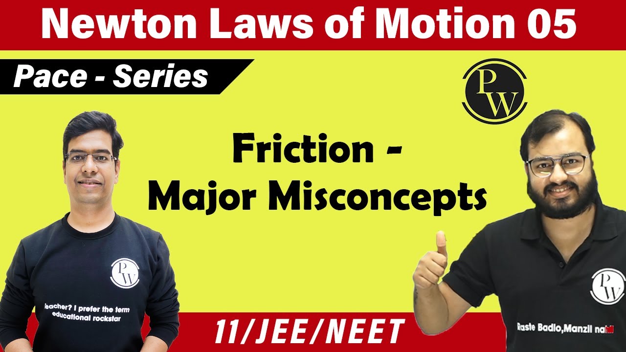 NLM 05 | Friction force | Types of friction, Static, limiting, kinetic, Rolling|11 | NEET | IIT JEE|