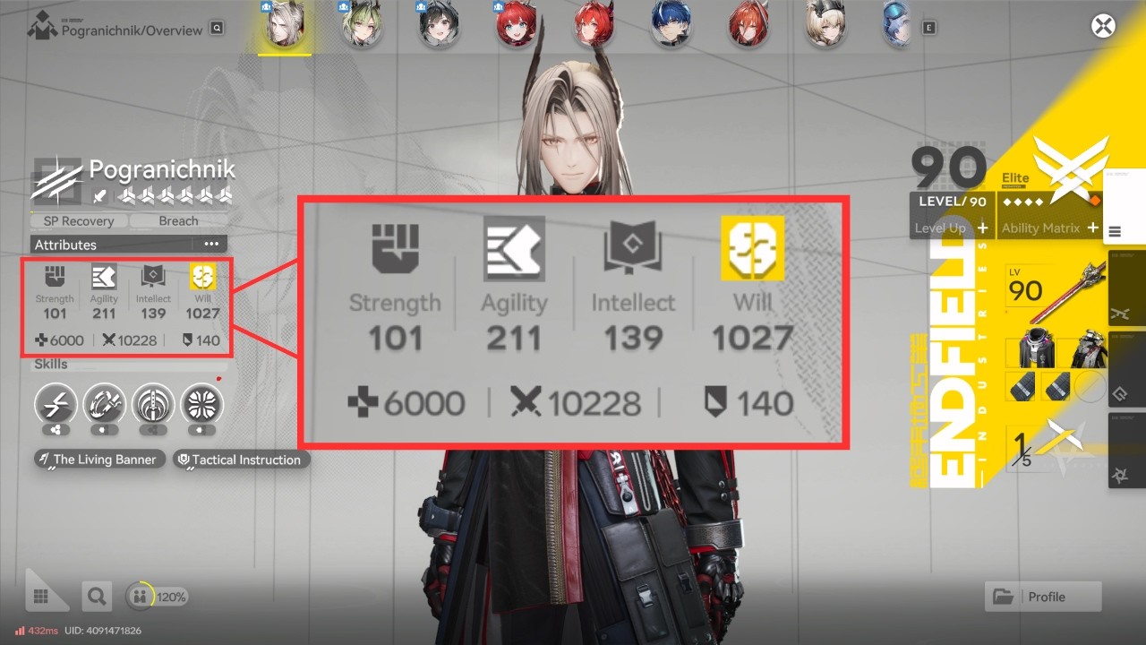 Having 10k atk and 1000 Will for no reason // Arknight Endfield