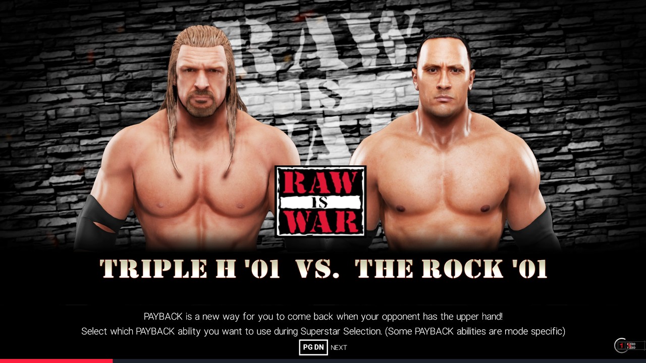 WWE 2K19 Attitude Era: Triple H 2001 vs. The Rock 2001 CPU vs. CPU. Who wins?