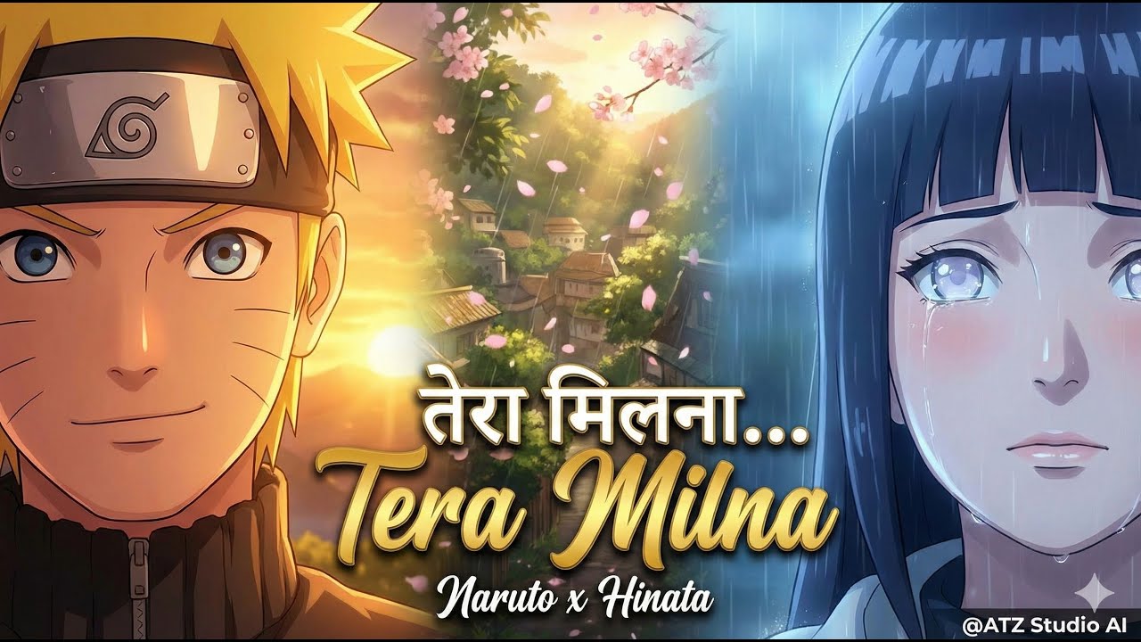 Tera Milna...Jaise Baarish Dhoop Mein 🌧️☀️ | Naruto x Hinata Love Status