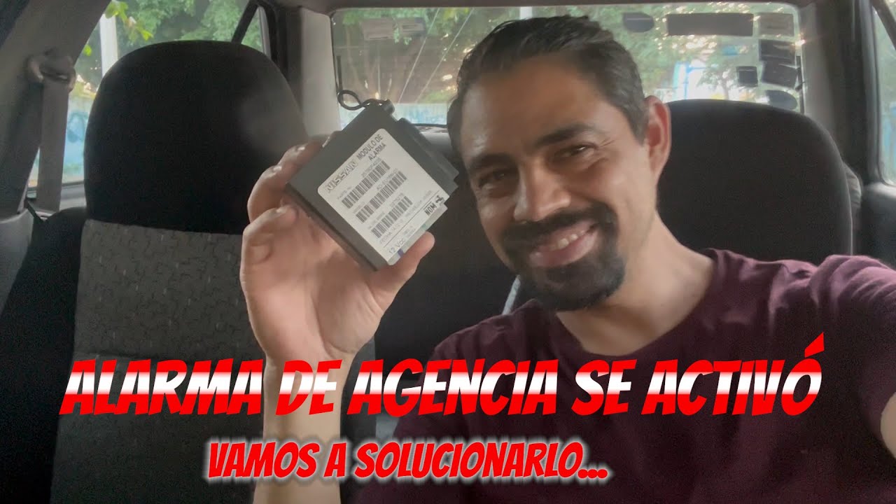 La alarma de agencia comenzó a dar problemas, vamos a retirarla