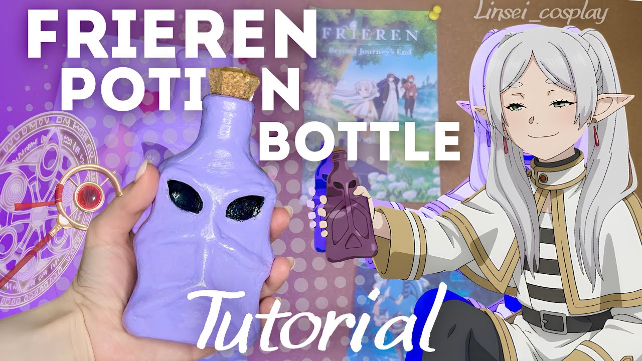 🧝🏻‍♀️FRIEREN POTION BOTTLE TUTORIAL | БУТЫЛОЧКА С ЗЕЛЬЕМ ФРИРЕН ТУТОРИАЛ✨