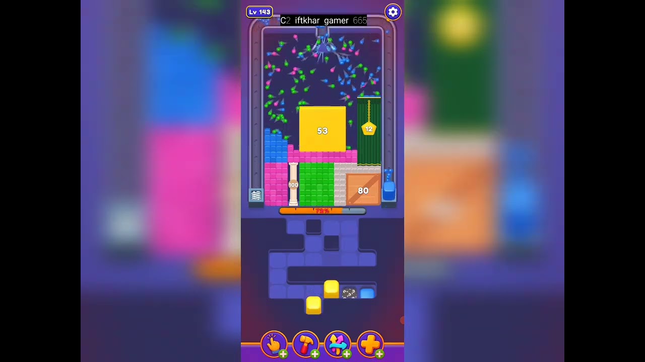 Bounce blast level 143 | all parts gameplay walkthrough solution