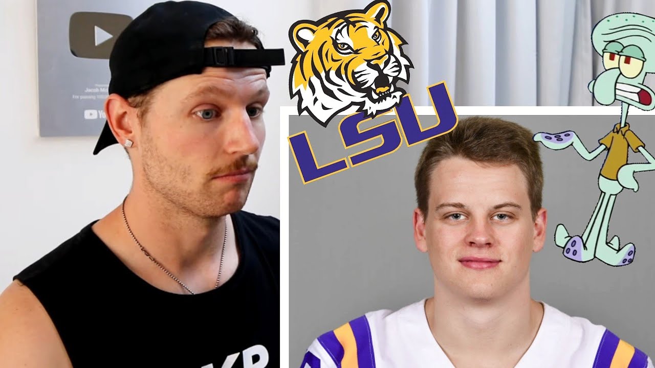 Rugby Player Reacts to The Many Sides Of LSU Quarterback JOE BURROW ESPN College Game Day Special!