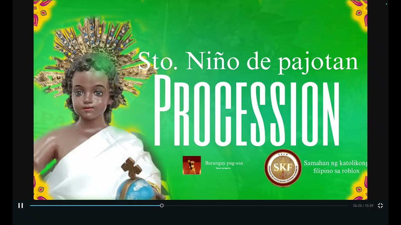 Sto. Niño de pajotan procession 
