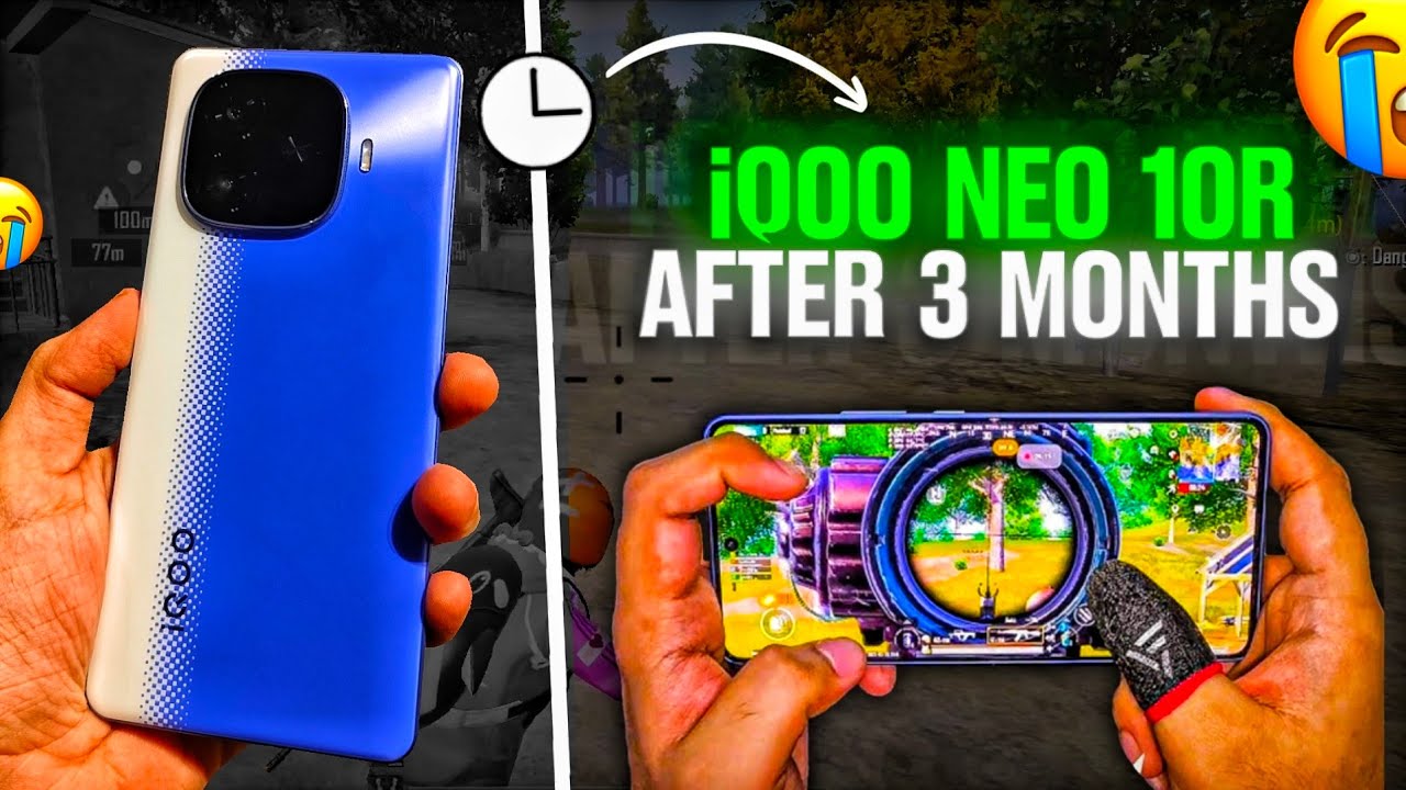 iQOO Neo 10R After 3 Months 🔥 90FPS Stuck Problem & Battery Drain Gaming Review – Still Worth It?