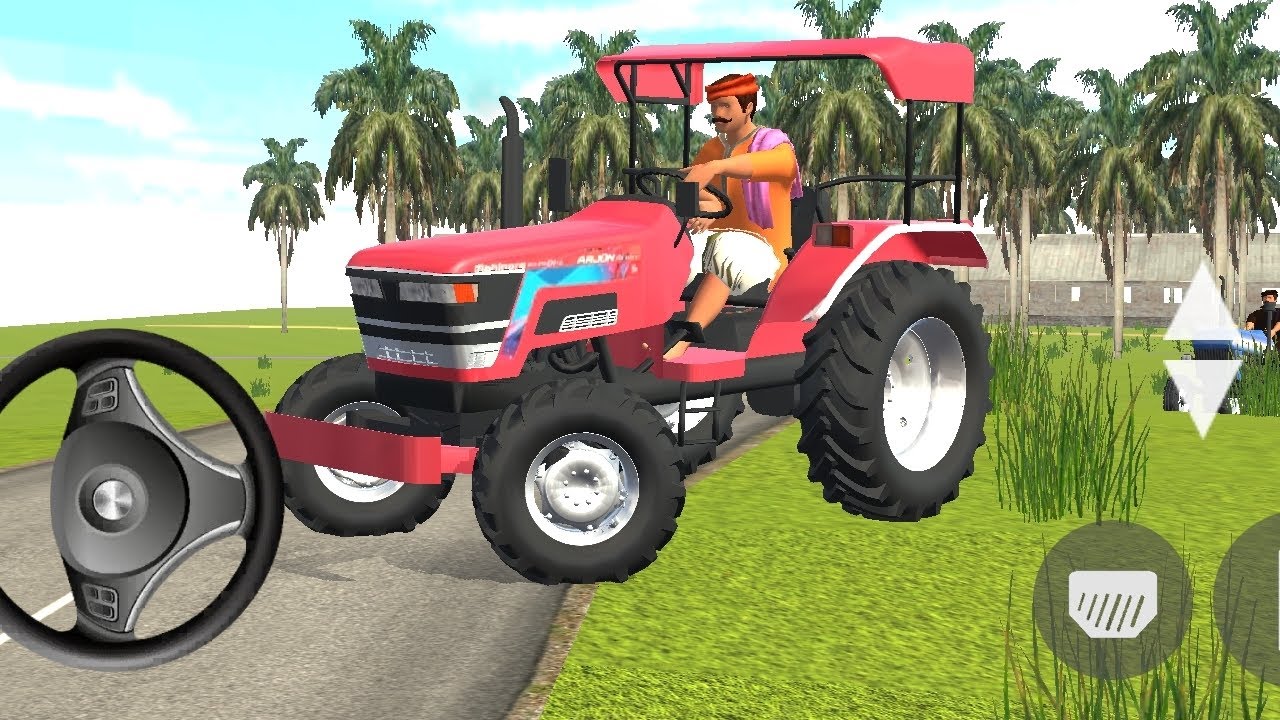 TRANSPORTING tractor driving 3d#fs22 Arjuna tractor Offroding Androidgameplay #gta5 #gtav far