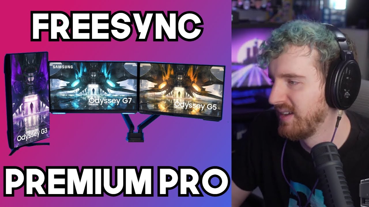 These new Samsung monitors have AMD FREESYNC PREMIUM PRO!!! 👀