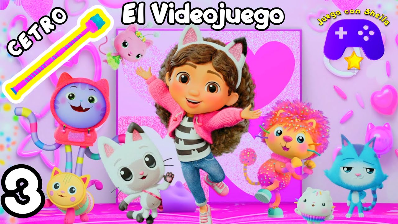 🌈 Buscando el CETRO para la fiesta de MARTY 🎮 Videojuego La casa de Muñecas de GABBY