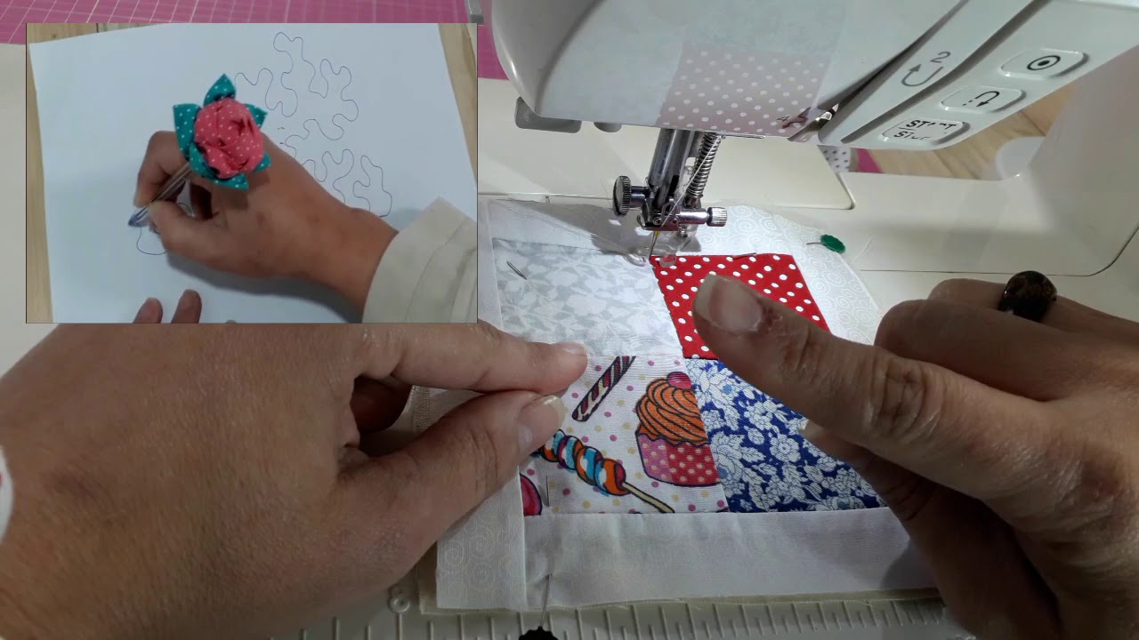 #quiltinglivre  #patchwork  #quilting  * Porta Copos *  Patchwork * Four Patch *