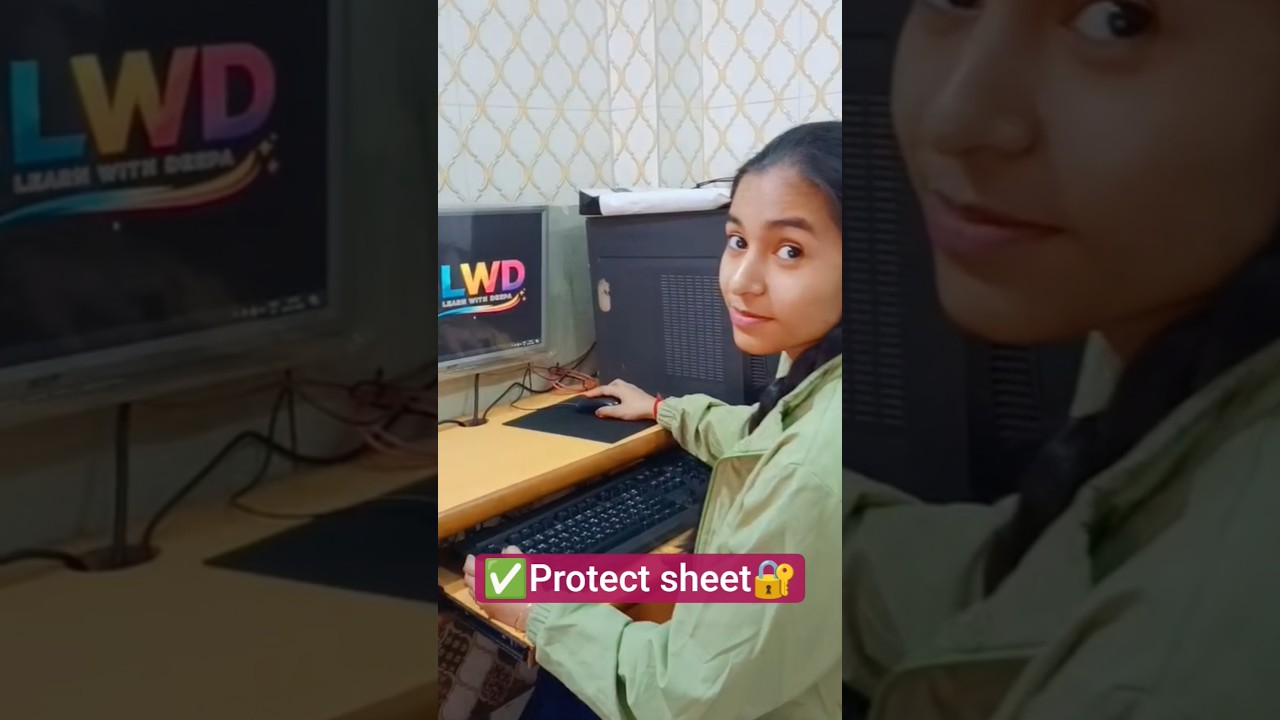 protect your sheet #youtubeshorts #ytshort #excel #google #shorts #exceltips #computer #viral