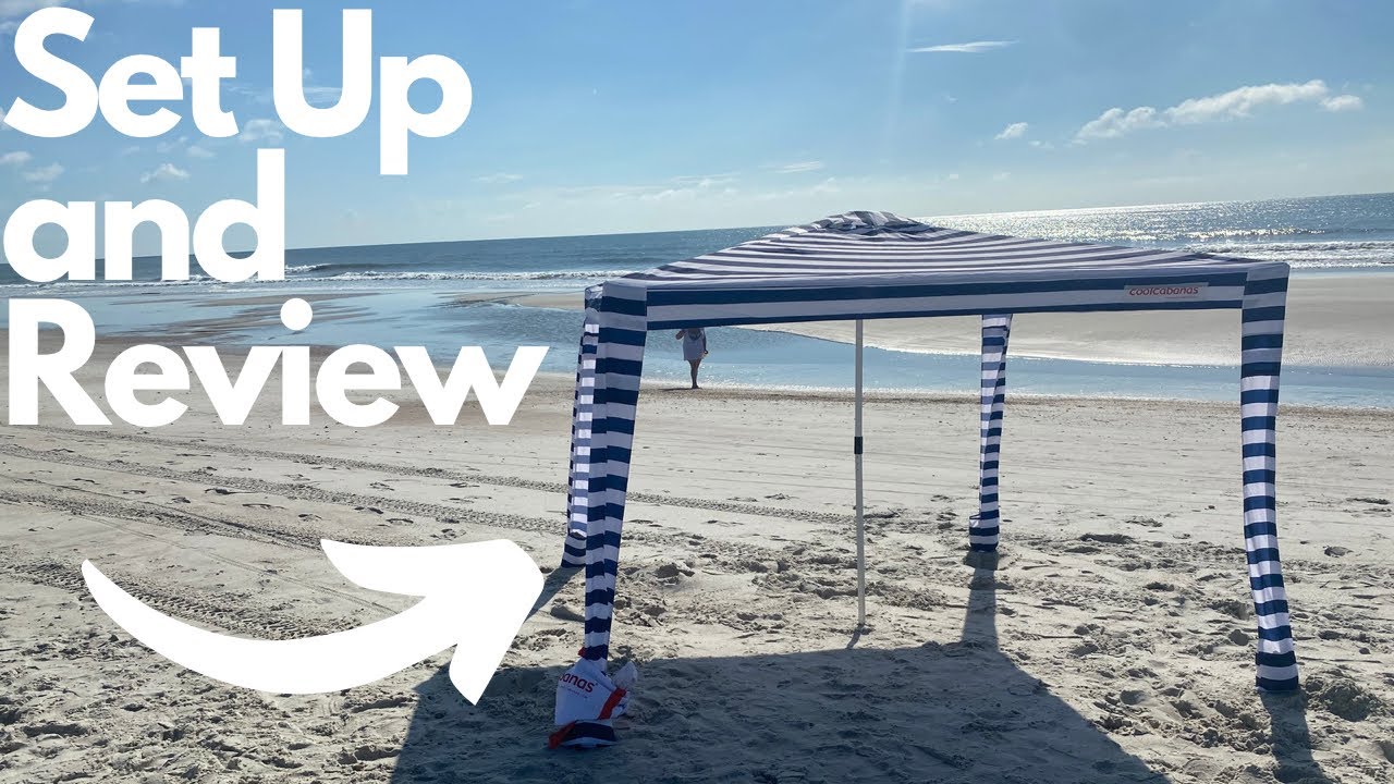 Обзор и установка пляжного домика Cool Cabana Beach Shelter.