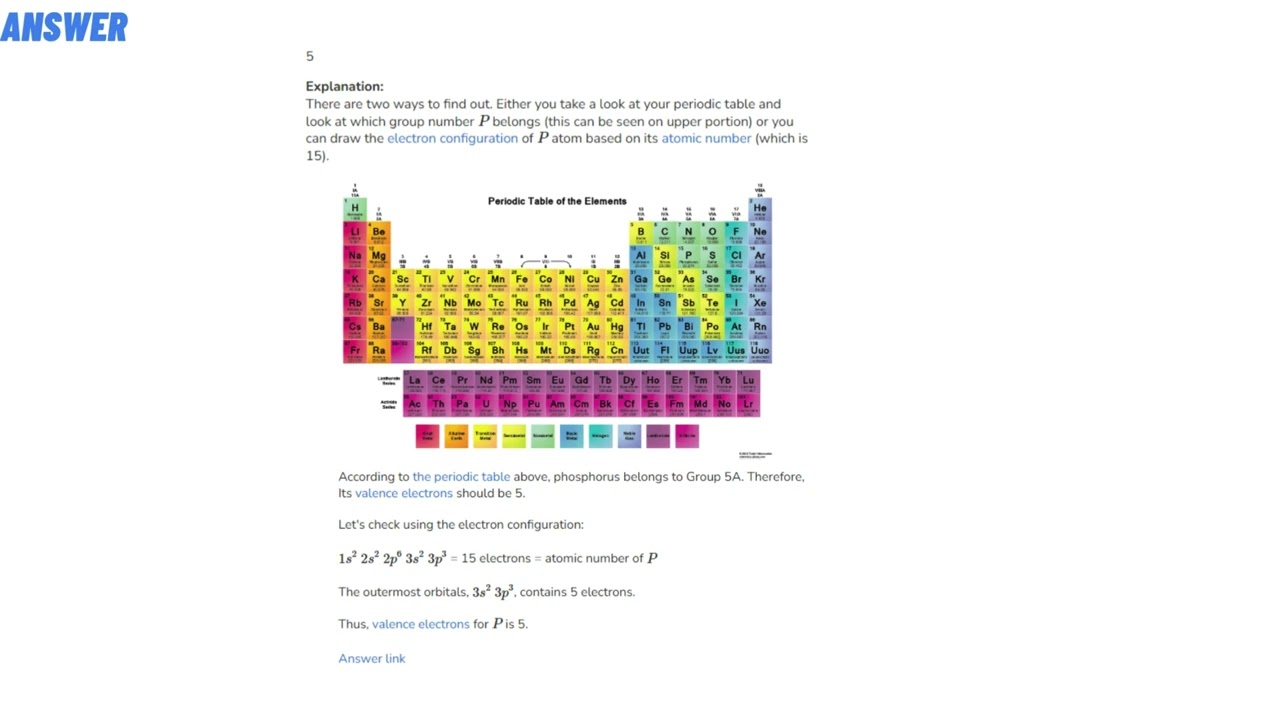 how many valence electrons does phosphorus have