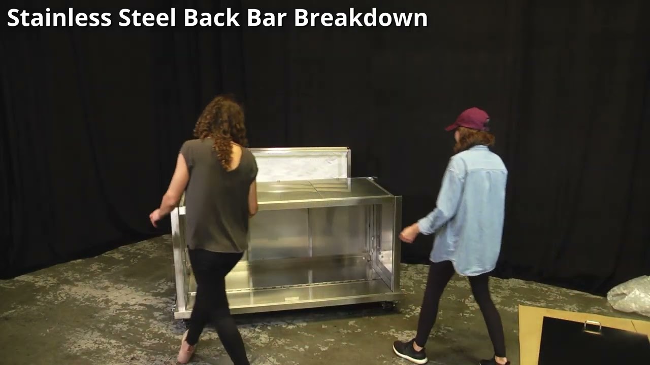 Disassembly Video: Stainless Steel Fold & Roll Back Bar