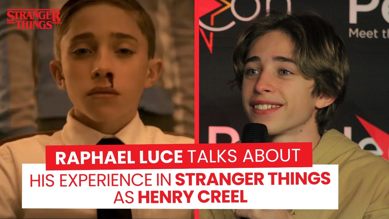 Raphael Luce talks about his experience on Stranger Things as Henry Creel