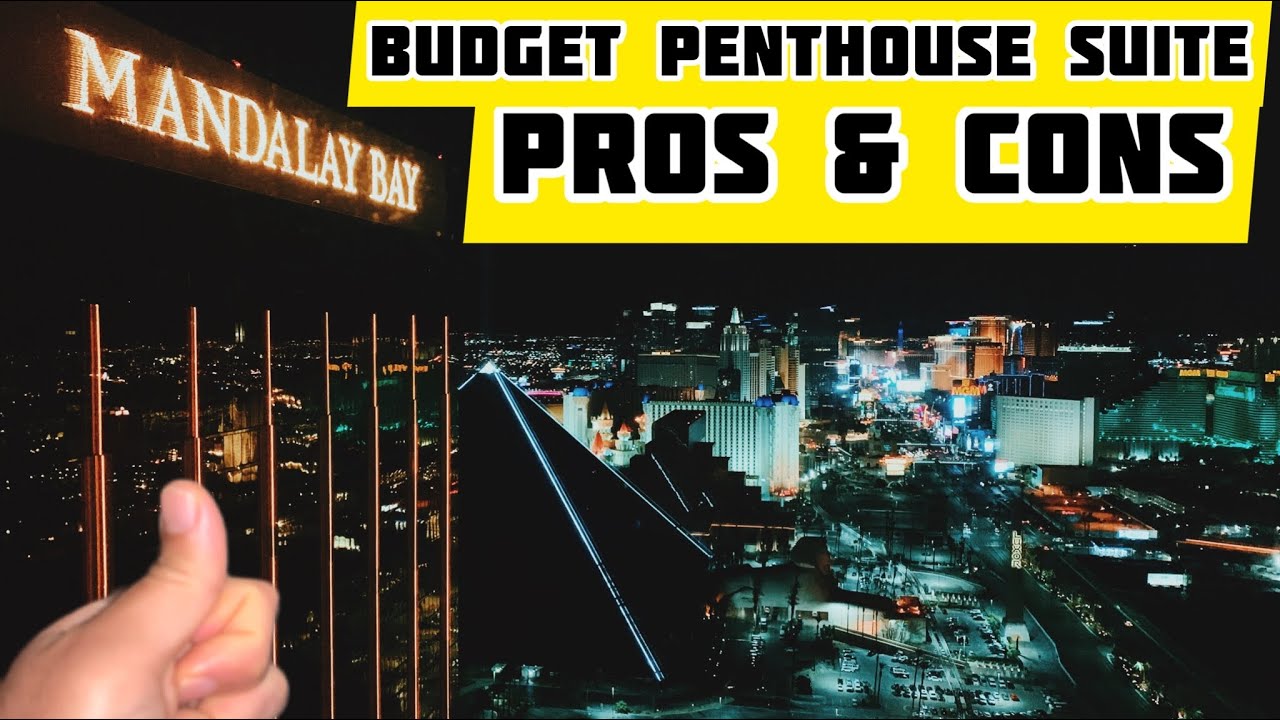 One Bedroom Penthouse Sky View Suite @ Mandalay Bay with “Strip View” Room Tour | Las Vegas Vlog