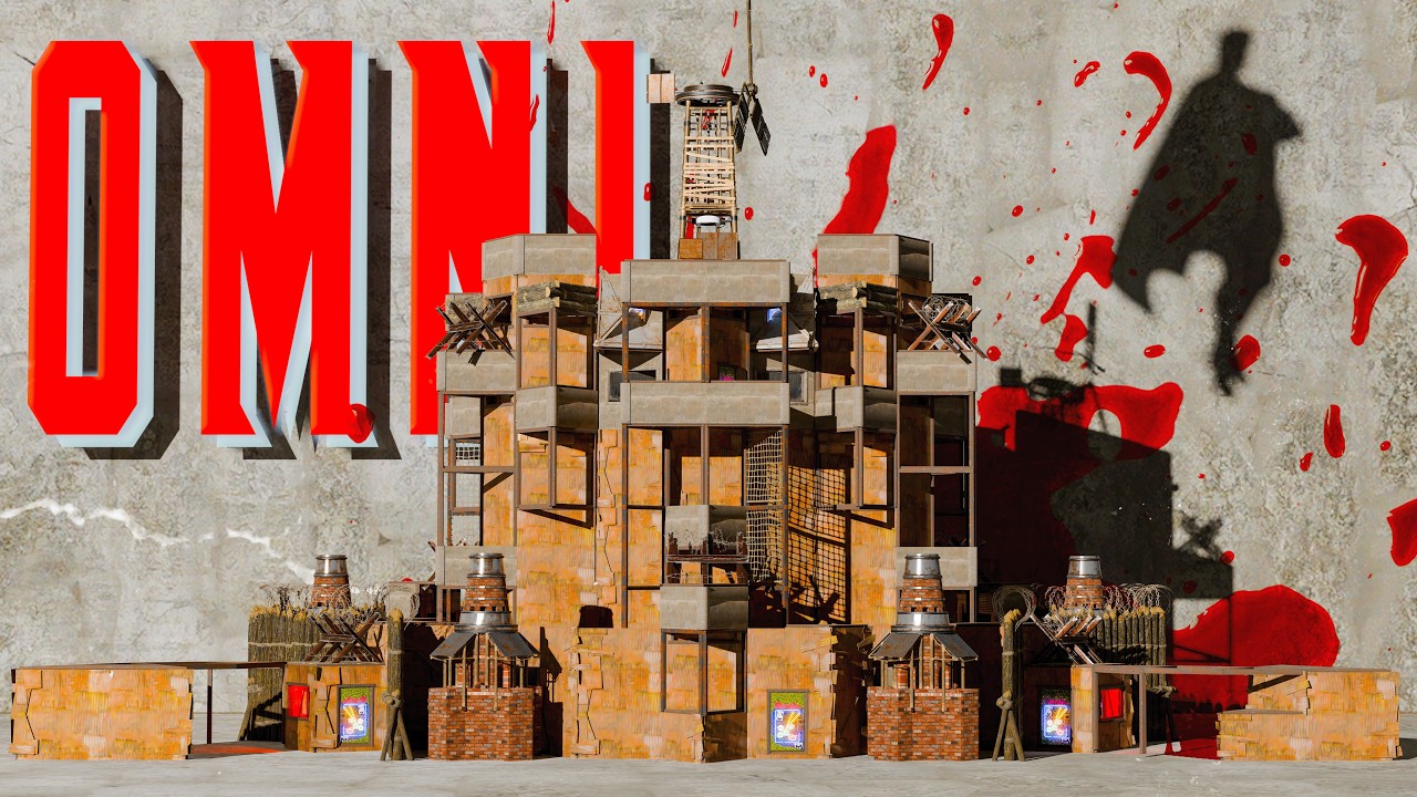 The Omni - GOAT Offline Base - Strong BUNKERS & Cool OPENCORE - Simple to Build - RUST Base Designs