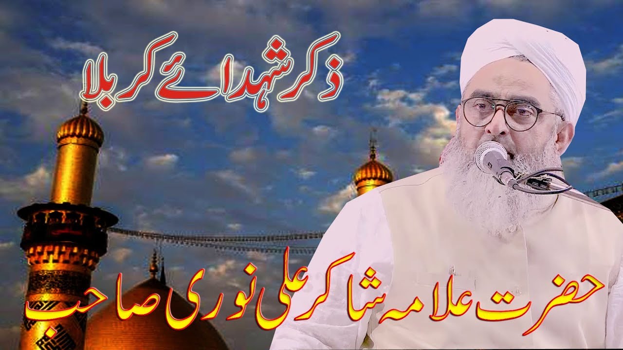 Allama Shakir Ali Noori Zikr Shohda e Karbala Mohamdabad Gohna Mau 2019
