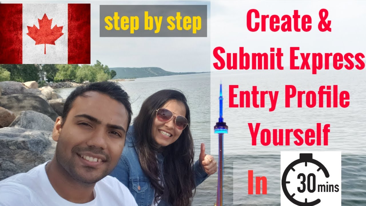 How to Create Express entry Profile. Easy and step by step process. Canada