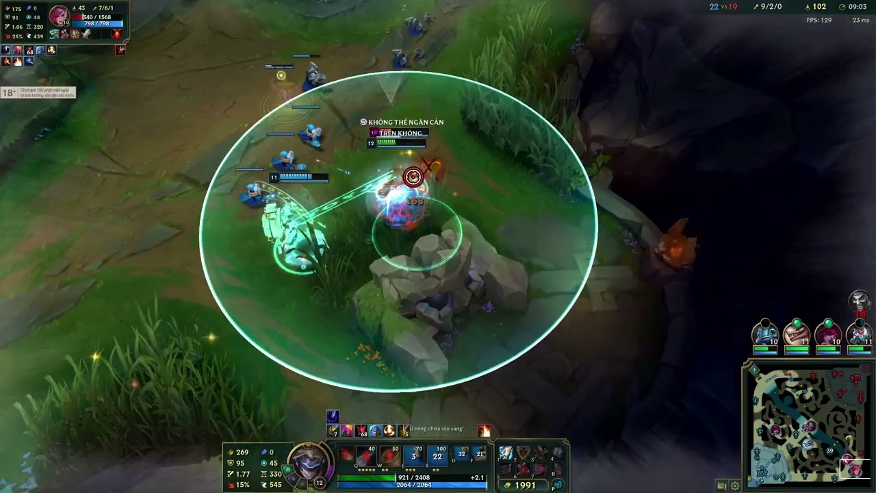 AR URF : Ezreal một mình gánh cả team KDA 18/3/3