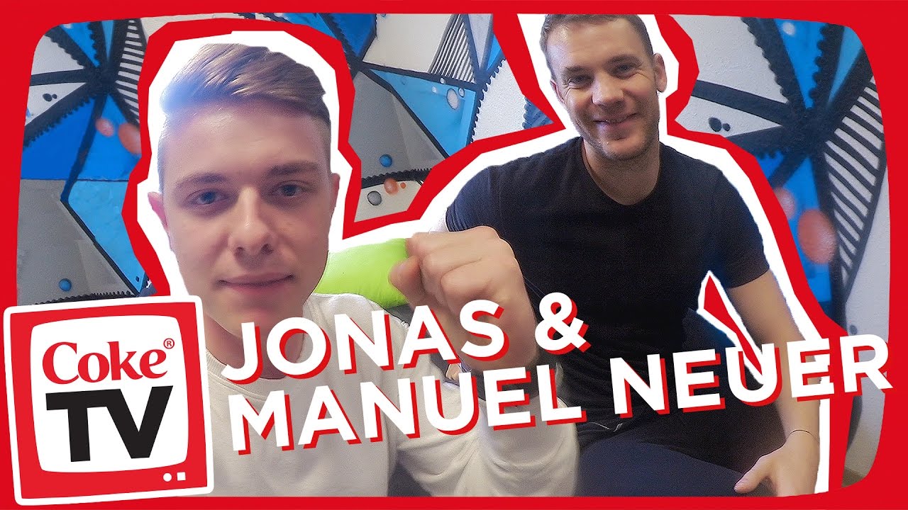 Jonas trifft Weltmeister Manuel Neuer | #CokeTVMoment