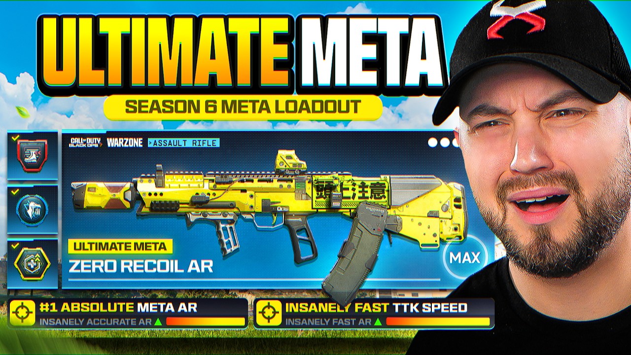 the #1 ABSOLUTE META LOADOUT in Warzone RIGHT NOW! (Best Warzone AR Meta Loadout)