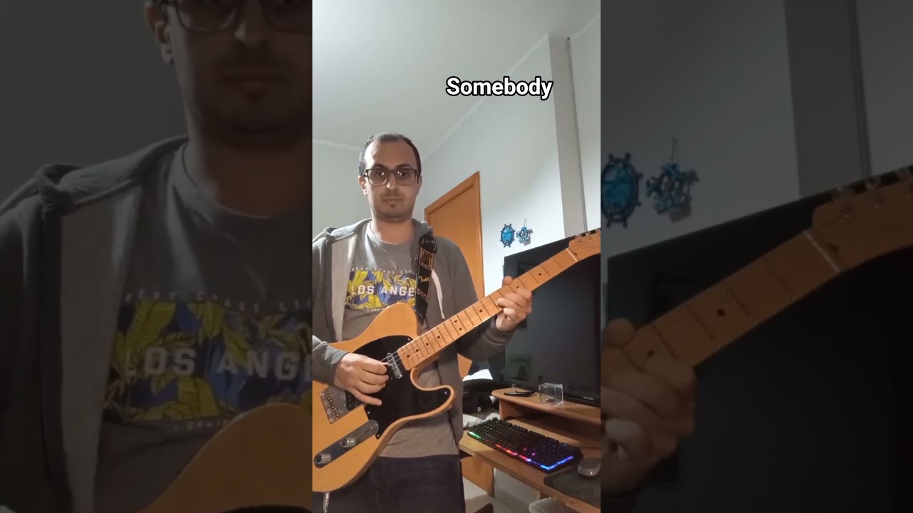 Bryan Adams - Somebody #guitarcover #bryanadams #80smusic #guitarist #rockmusic #rock80s #fender
