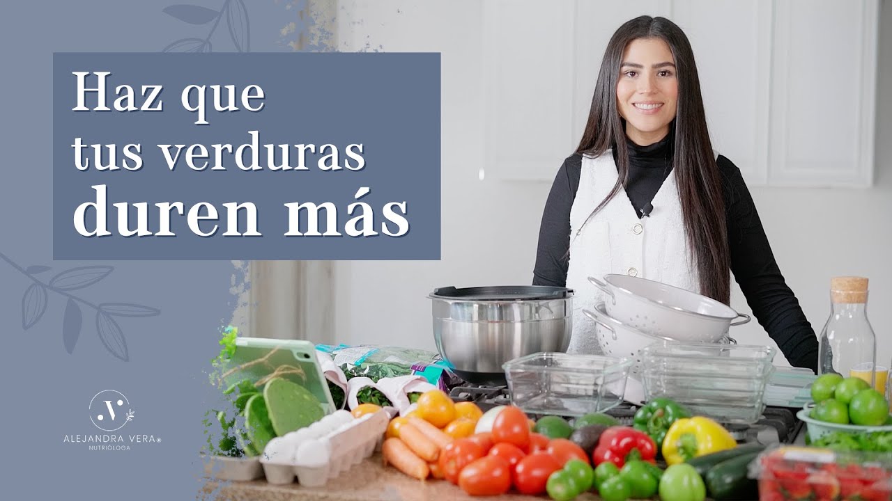 Cómo lavar y desinfectar frutas y verduras para que duren más tiempo