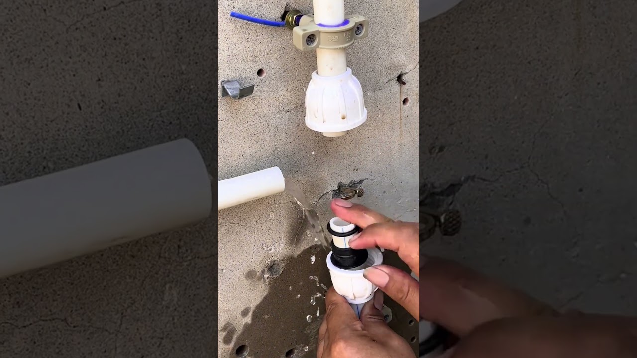 Practical three-way water pipe adapter #tools